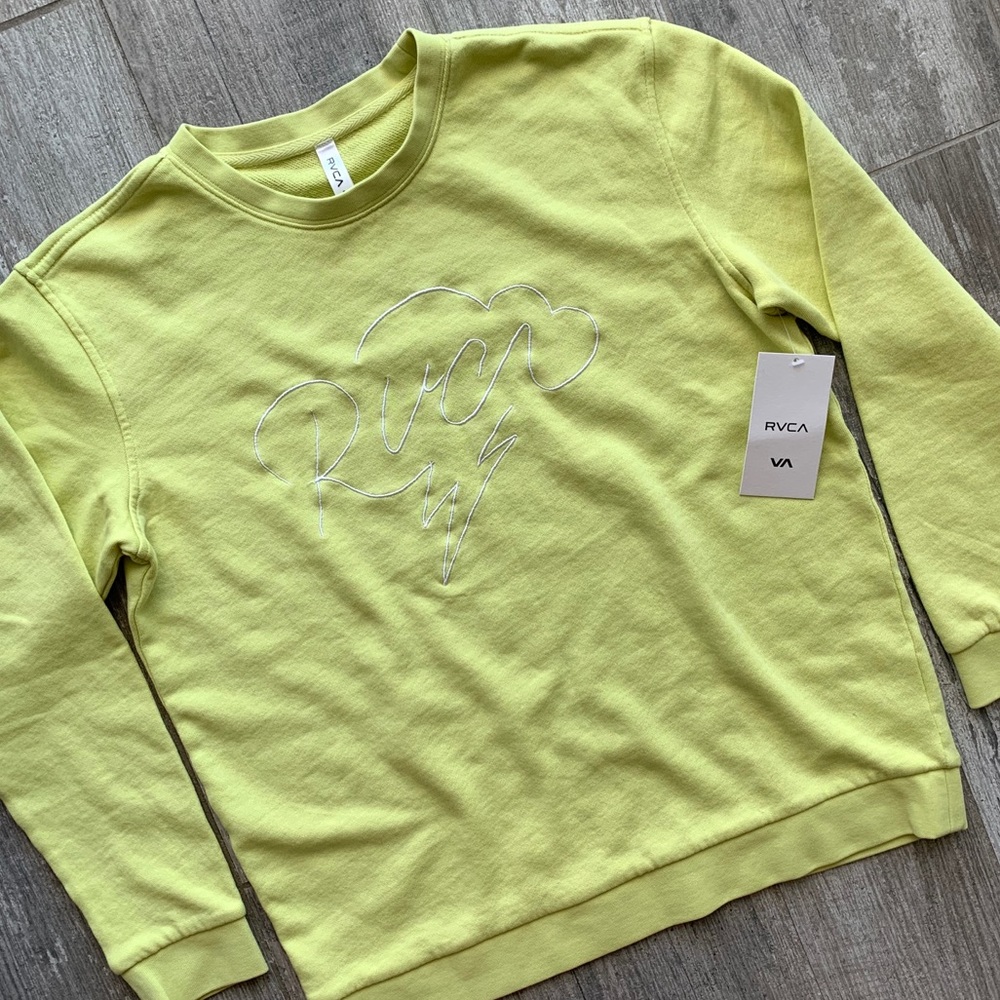 π₯π₯RVCA - WAVE STRUCK PULLOVER SWEATSHIRTπ₯π₯ - Picture 1 of 4